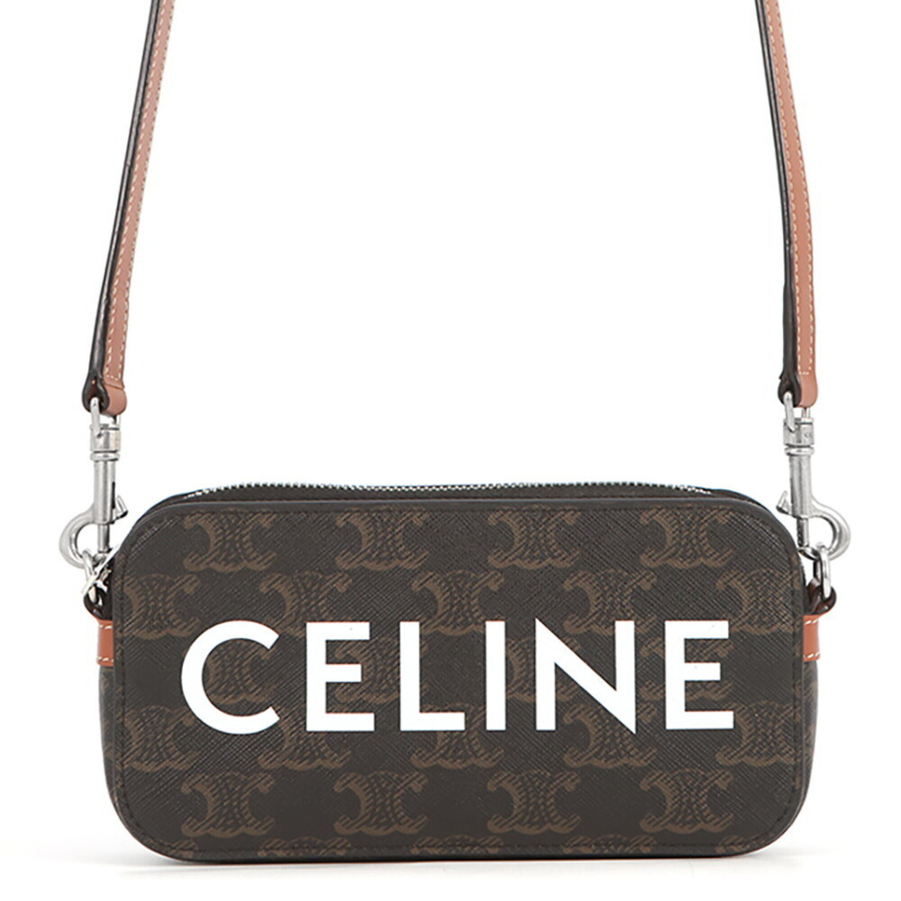 Celine Shoulder Bag Horizontal Leather 10L272DM5 CELINE Handbag Pouch
